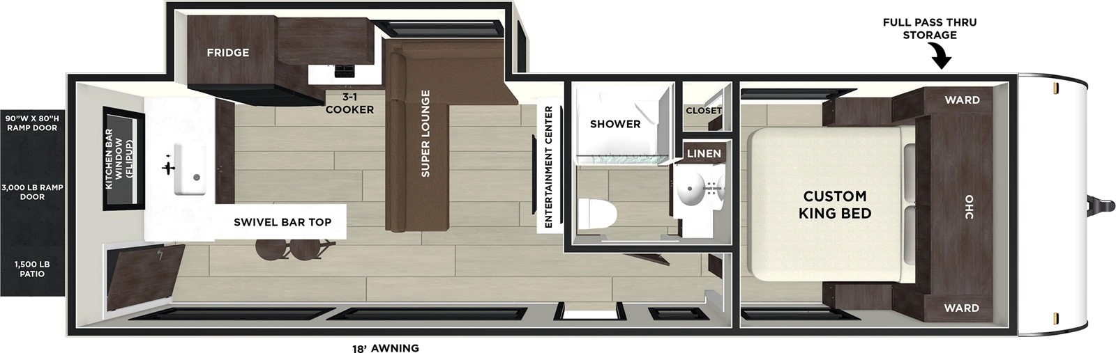 Salem Fsx 269VC Floorplan